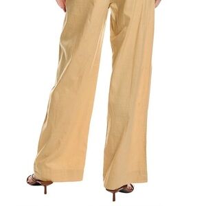 NWT French Connection Alania City Wide-Leg Trousers in Biscotti, Size 8